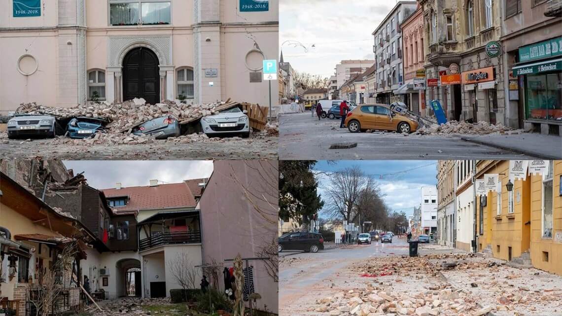 A devastating earthquake in beautiful Croatia